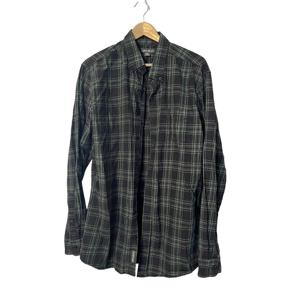 Eddie Bauer Set of 2 100% Cotton Flannels - Men’s Tall Large - Picture 2 of 12